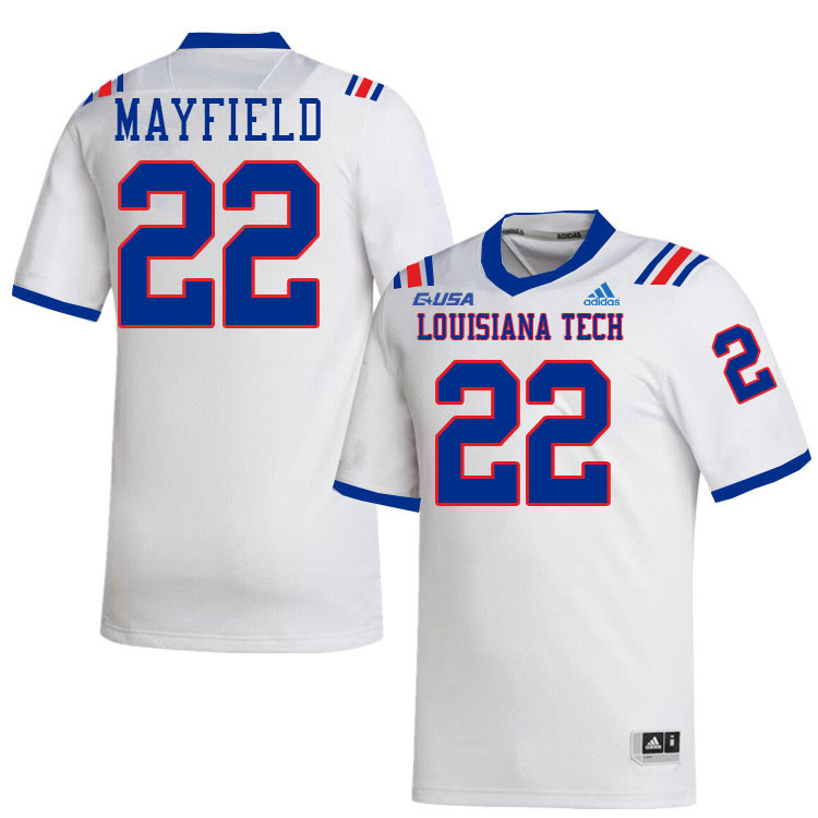 Jadon Mayfield Louisiana Tech Jersey,LA Tech Bulldogs Football Jerseys,Uniforms,Gears-White